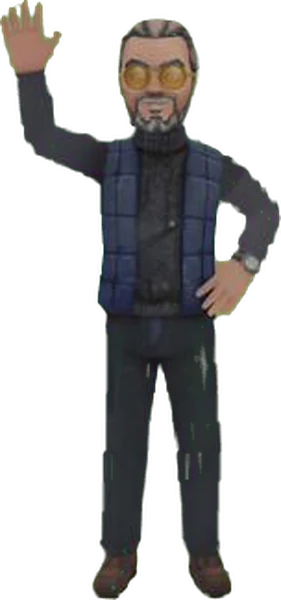 Leo waving